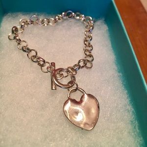 Silver Heart Charm Bracelet